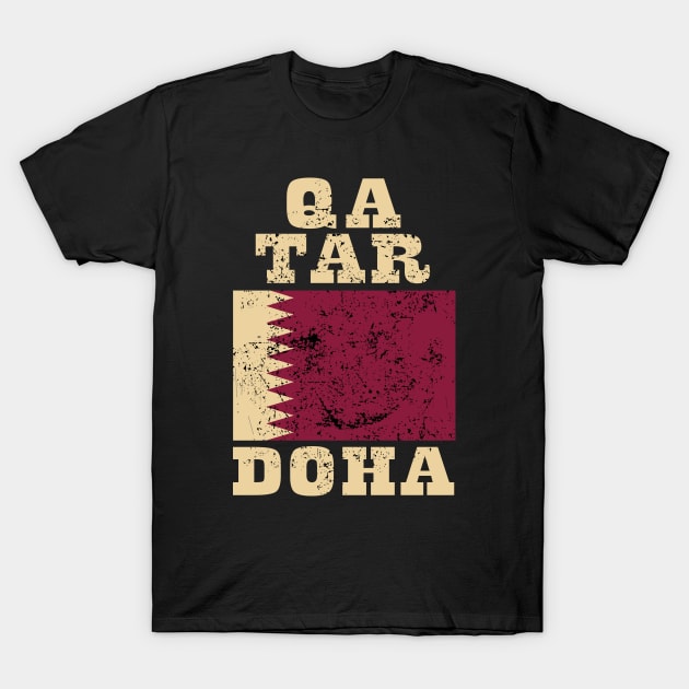 Flag of Qatar T-Shirt by KewaleeTee